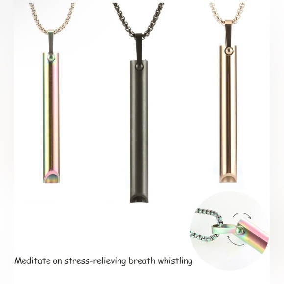 Mindful Breathing Necklace to Quit Smoking, Stop Smoking Necklace Quit Smoking - Picture 2 of 6